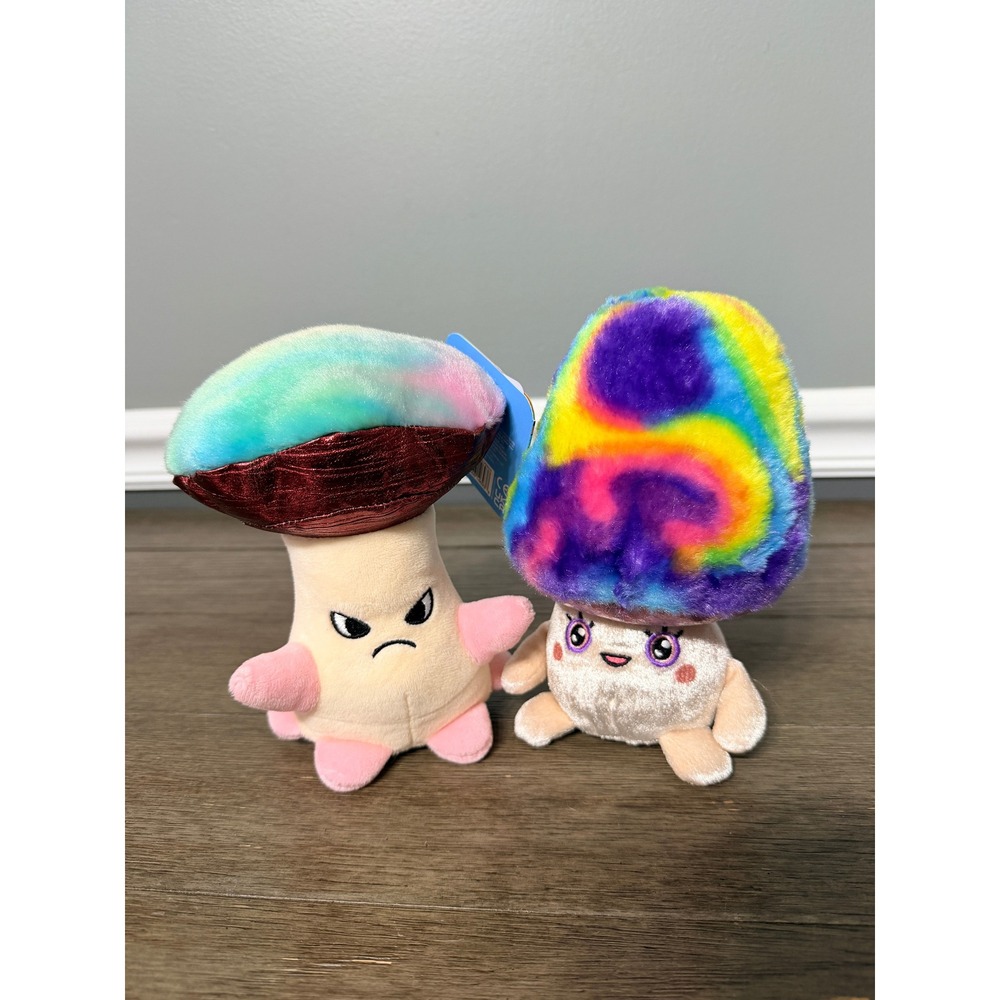 Russ‎ Living on the Veg Series 1 Mushroom Plush Set of 2
